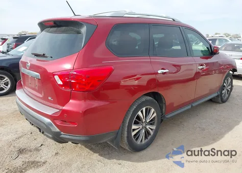2017 Nissan Pathfinder Sl из США, поврежденный, VIN 5N1DR2MN8HC677456